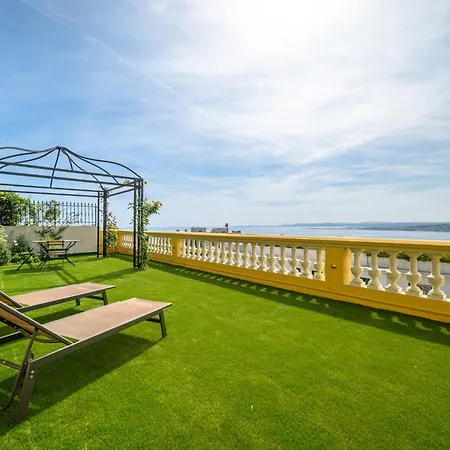 Wonderful Panoramic View With Ac Appartement Nice