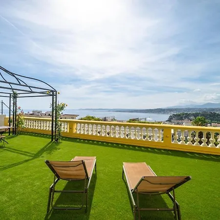 Wonderful Panoramic View With Ac Appartement Nice