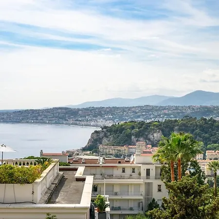 Wonderful Panoramic View With Ac Appartement Nice